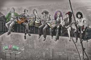 The 27 Club - On a Girder Poster
