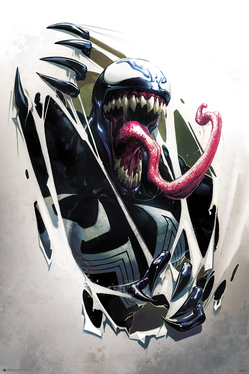 Venom Ripping Out Venom Breaking Out – Poster – Posters Online