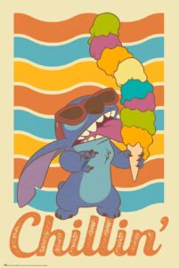 Disney: Lilo & Stitch (Chillin) Poster
