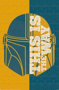Star Wars: The Mandalorian (Half) Poster