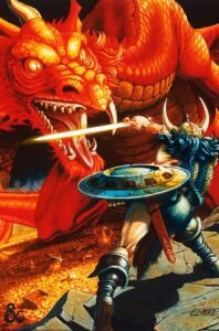 Dungeons & Dragons (Classic Red Dragon Battle) Poster