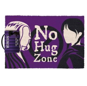 Wednesday (No Hug Zone) 60cm X 40cm Coir Doormat