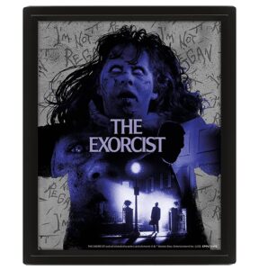 The Exorcist (Exorcism) - Framed 3D Lenticular Poster (25cm x 20cm)
