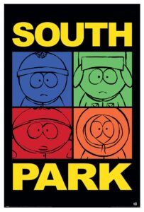 South Park (Block Colour) Poster