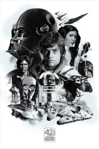 Star Wars (40th Anniversary) Poster