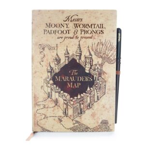 Harry Potter A5 Notebook with Wand Pen