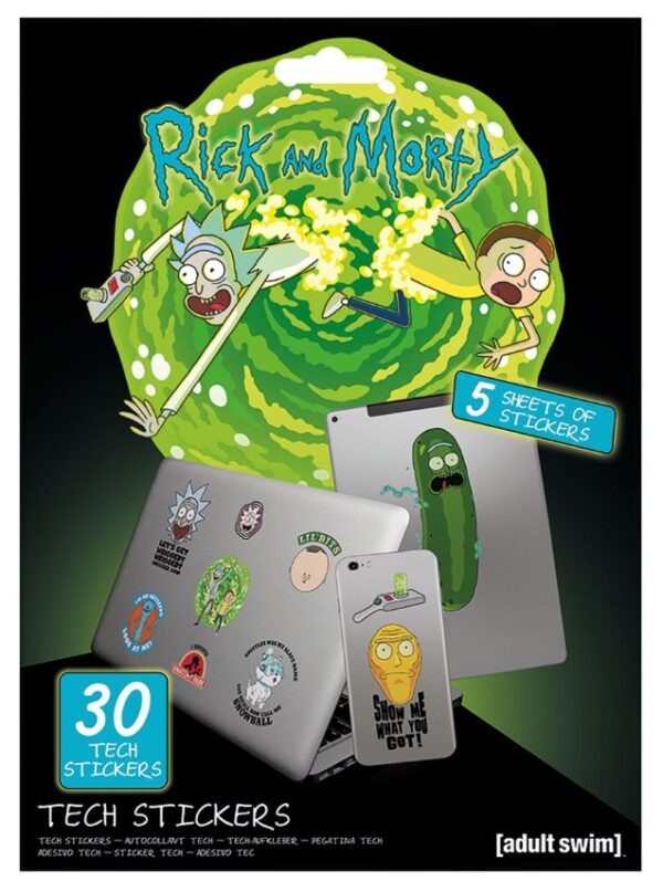 Rick and Morty – Adventures Tech Sticker Pack (30 Stickers) – Posters ...